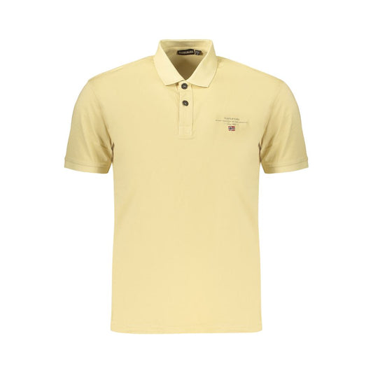 Polo Shirt by Napapijri for men in cotton beige & print showcases a enviable silhouette, featuring a refined and for a enviable finish.