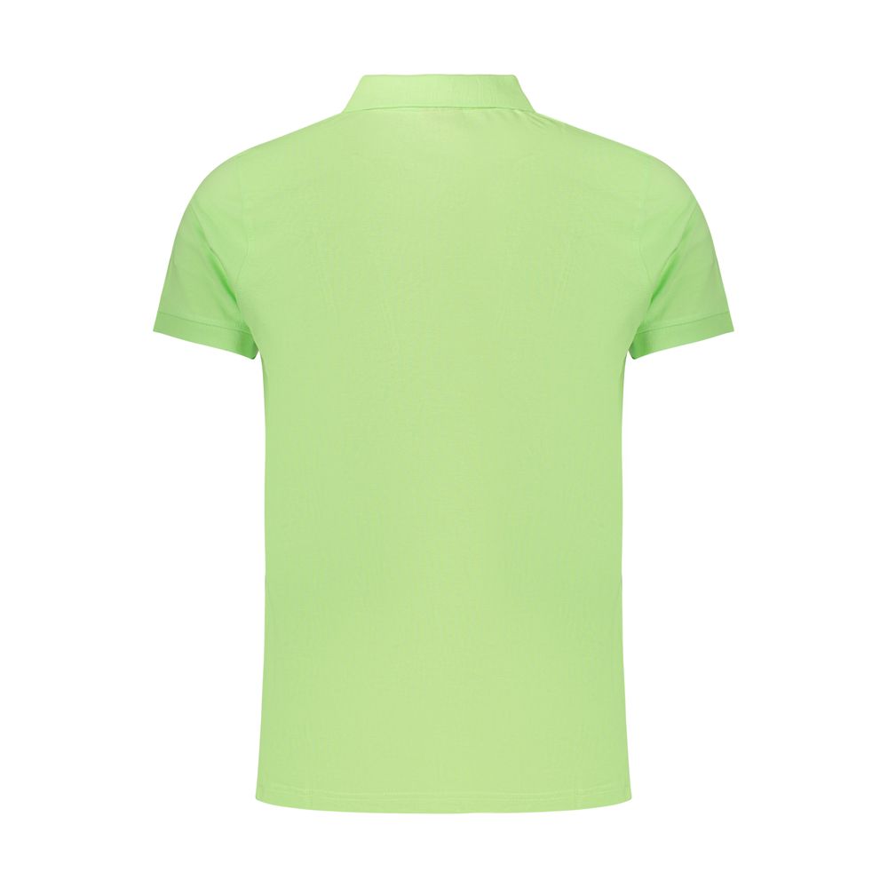 Polo Shirt by Norway 1963 for men in cotton green showcases a sharp silhouette, detailed with a refined and sharp for a sophisticated finish.