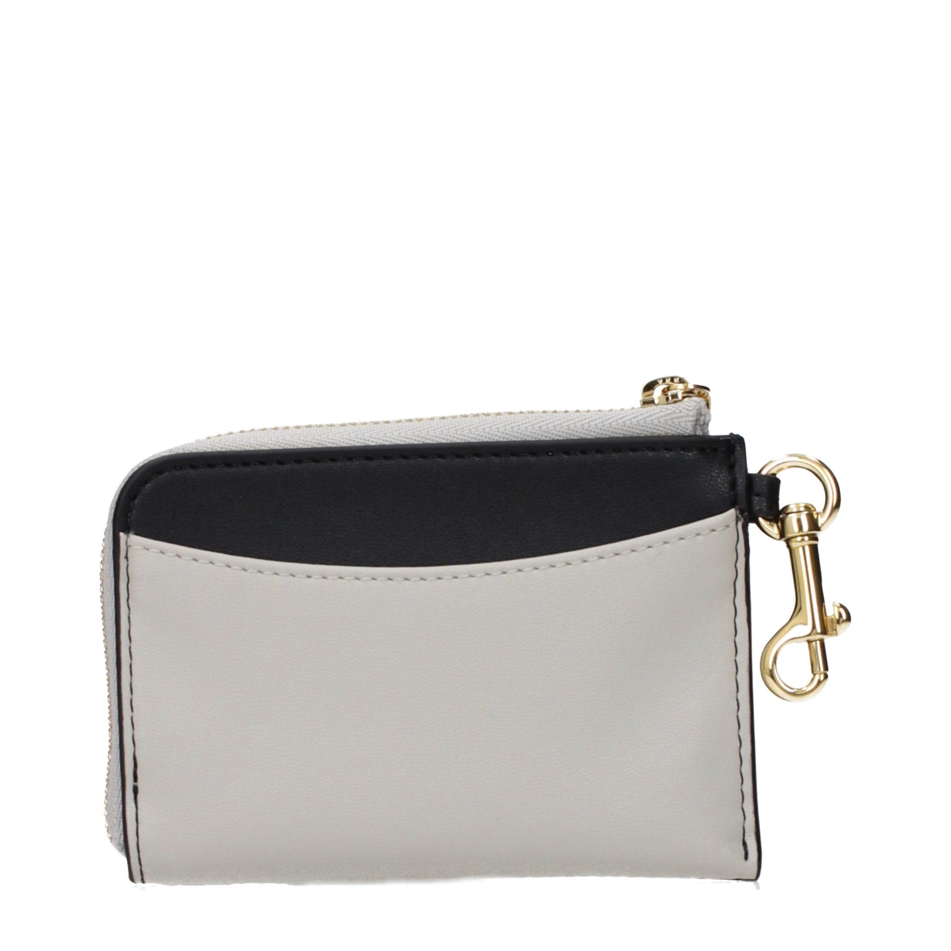 Wallet by Stella McCartney for women in leather black presents a streamlined silhouette, showcasing the sophisticated design of the Leather Wallet collection with functional eco-friendly coin-purse.