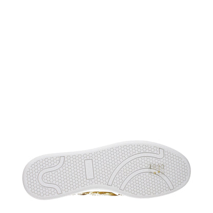 Versace Blue Leather Sneakers
