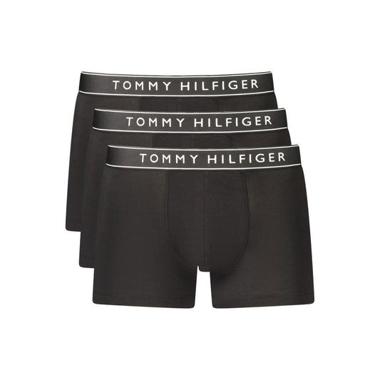 Tommy Hilfiger Men's Stretch Cotton Underwear Boxer Shorts - Black