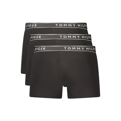Tommy Hilfiger Men's Stretch Cotton Underwear Boxer Shorts - Black