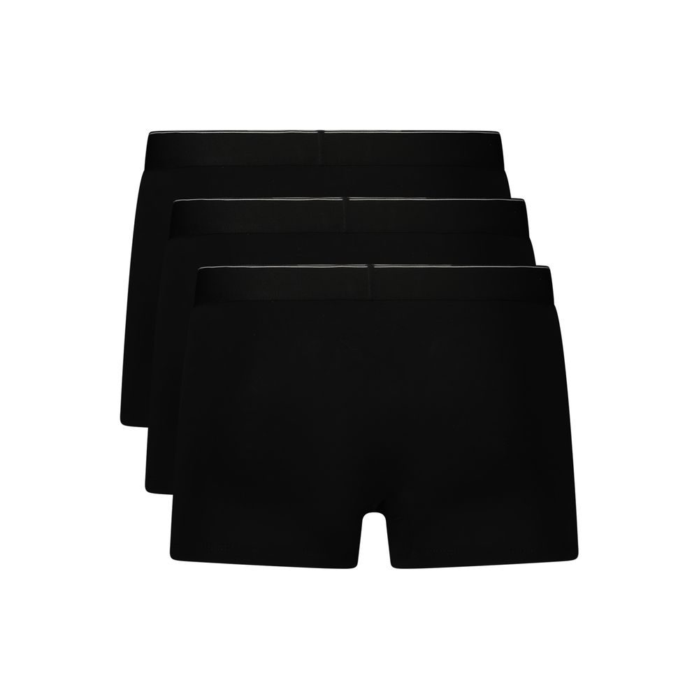 Underwear Boxer Shorts by Calvin Klein for men in stretch cotton black & signature features an sleek fit, showcasing the sleek design of this Men's Stretch Cotton Underwear Boxer Shorts.