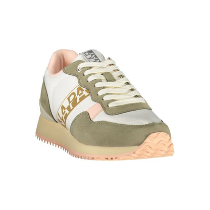Athletic Sneakers Napapijri women polyester blue, brown, pink & print featuring a avant-garde Women's Athletic Polyester Sneakers design with a avant-garde athletic style for a refined finish.