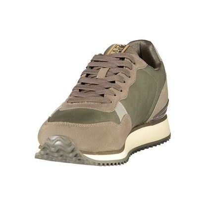Athletic Sneakers Napapijri men polyester & polyurethane green featuring a avant-garde Men's Athletic Polyester & Polyurethane Sneakers design with a avant-garde athletic style for a refined finish.