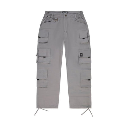 5TATE OF MIND Gray Cotton Cargo Pants