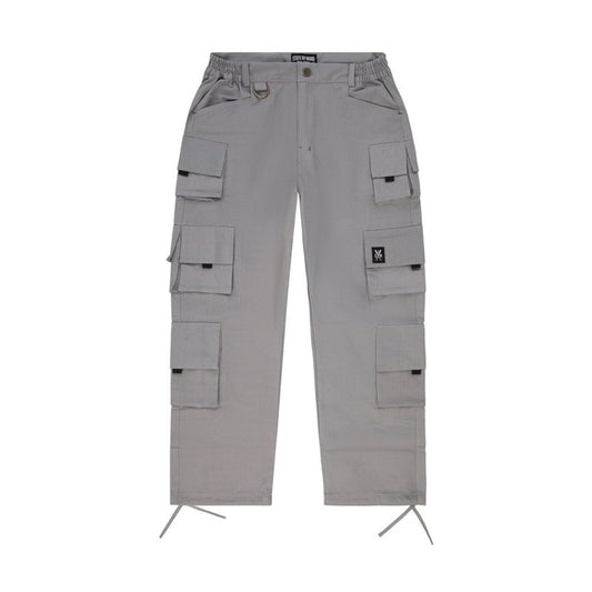 5TATE OF MIND Gray Cotton Cargo Pants
