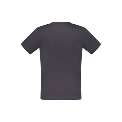 T-Shirt by Rifle for men in cotton blue showcases a chic silhouette, artfully detailed with a chic crew neckline and for a chic finish.