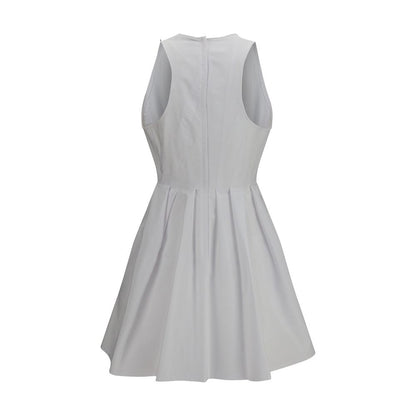 Dress by Max Mara for women in cotton white features an cute silhouette, detailed with a and that elegantly flows into a cute short.