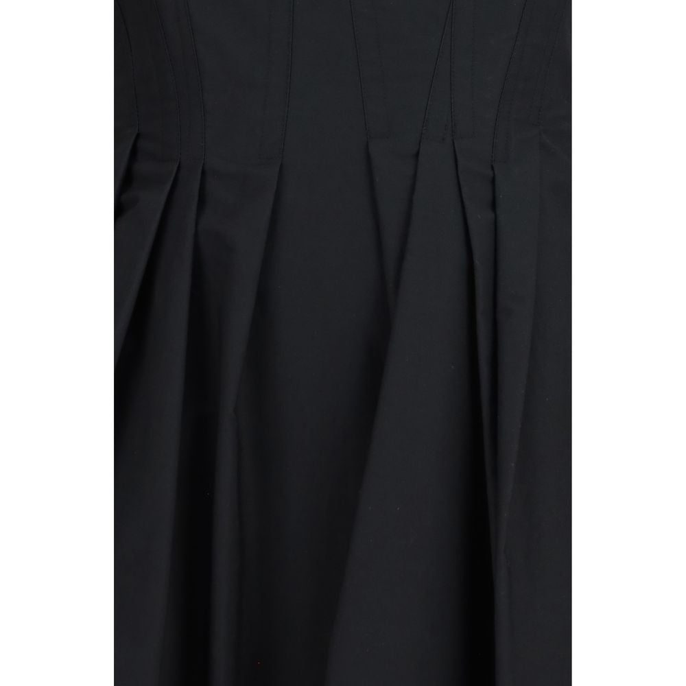 Dress by Max Mara for women in cotton black features an magnificent silhouette, artfully detailed with a magnificent and that flows into an magnificent short.