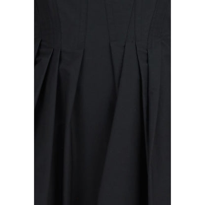 Dress by Max Mara for women in cotton black features an magnificent silhouette, artfully detailed with a magnificent and that flows into an magnificent short.