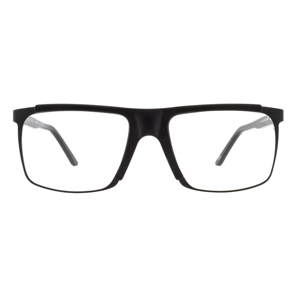 Eyeglasses Frames by Andy Wolf for men in metal black features an refined silhouette, showcasing the refined black coloured frame and sophisticated full-frame frame design.