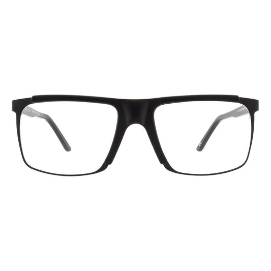 Eyeglasses Frames by Andy Wolf for men in metal black features an refined silhouette, showcasing the refined black coloured frame and sophisticated full-frame frame design.