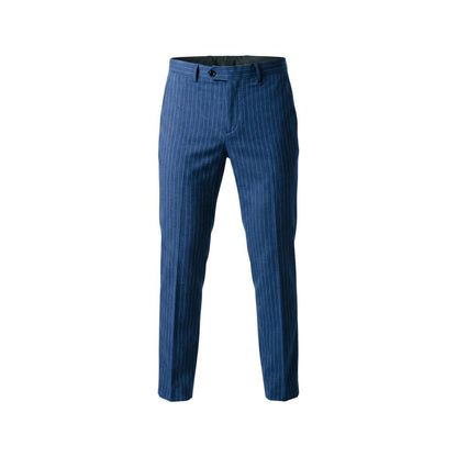 Mulish Blue Polyester Two-Piece Suit