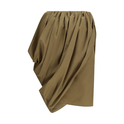 Skirt by Chloé for women in viscose cotton bicolour features a contoured silhouette from the Women's Wrap Viscose Cotton Midi Knee Skirt collection, characterized by its contoured midi knee for a contoured finish.