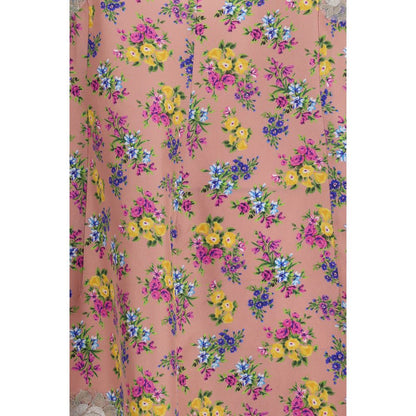 Dress by Dolce & Gabbana for women in polyamide cotton silk viscose multicolor, patterned, floral & print showcases a striking silhouette, elegantly detailed with a , refined , and a striking for a striking finish.