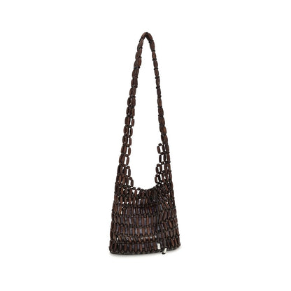 Medium Shoulder Tote Bag by Staud for women in leather brown & natural features an effortlessly chic silhouette with a secure , ample , and versatile shoulder-strap for effortlessly chic everyday luxury.