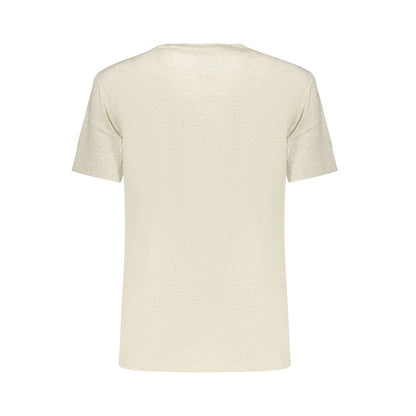 T-Shirt by Calvin Klein for women in cotton gray showcases a chic silhouette, artfully detailed with a chic and for a chic finish.