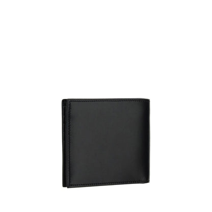 Saint Laurent Bos Taurus Calfskin Leather Cardholder Wallet - Black Monogram