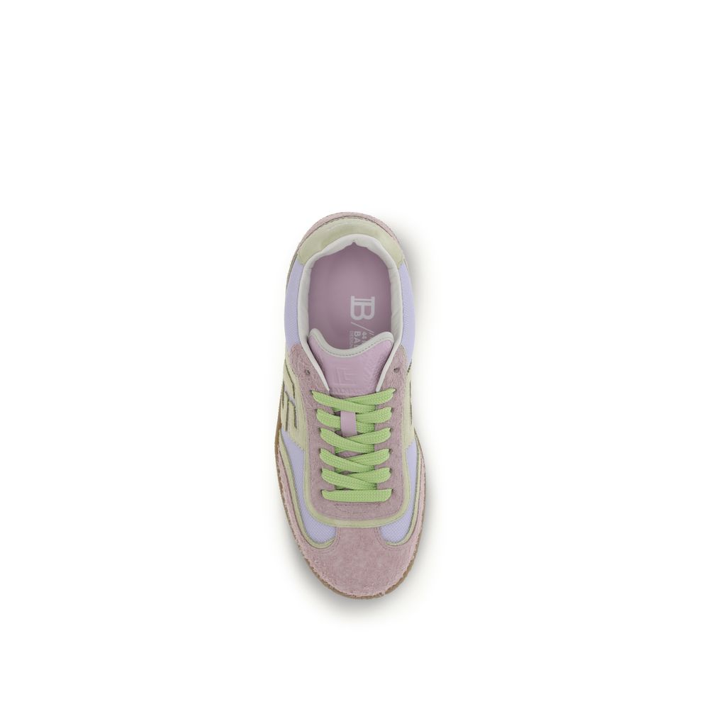 Athletic Sneakers Balmain women bos taurus suede calf leather multicolor, patterned, signature & monogram featuring a avant-garde Women's Athletic Bos Taurus Suede Calf Leather Sneakers design with a avant-garde athletic style for a refined finish.