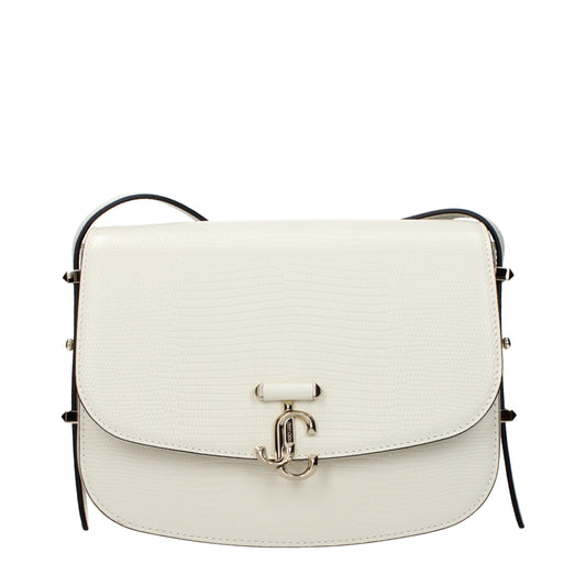 Crossbody Handbag by Jimmy Choo for women in leather blue & white features an versatile silhouette, showcasing a secure and versatile with versatile crossbody-strap & adjustable-strap for a versatile finish.