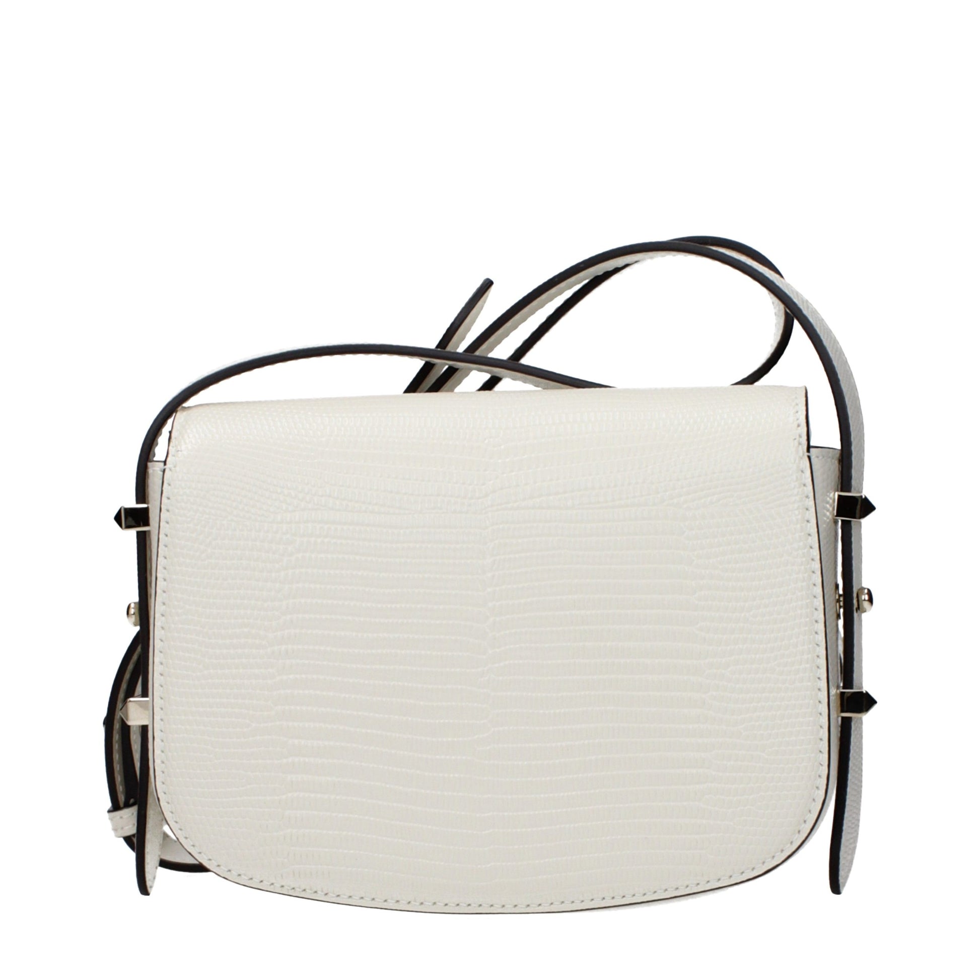 Shoulder Bag by Jimmy Choo for women in leather blue & white features a stately silhouette, showcasing a secure , ample , and stately shoulder-strap & adjustable-strap for a stately finish.