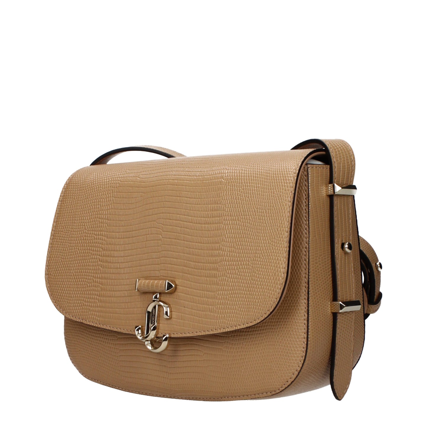 Crossbody Handbag by Jimmy Choo for women in leather brown features an versatile silhouette, showcasing a secure and versatile with versatile crossbody-strap & adjustable-strap for a versatile finish.