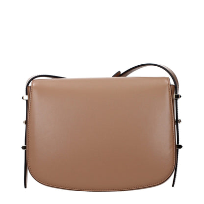 Crossbody Handbag by Jimmy Choo for women in leather brown features a transformative sophistication silhouette, showcasing a secure , ample , and versatile crossbody-strap & adjustable-strap for a transformative sophistication look.