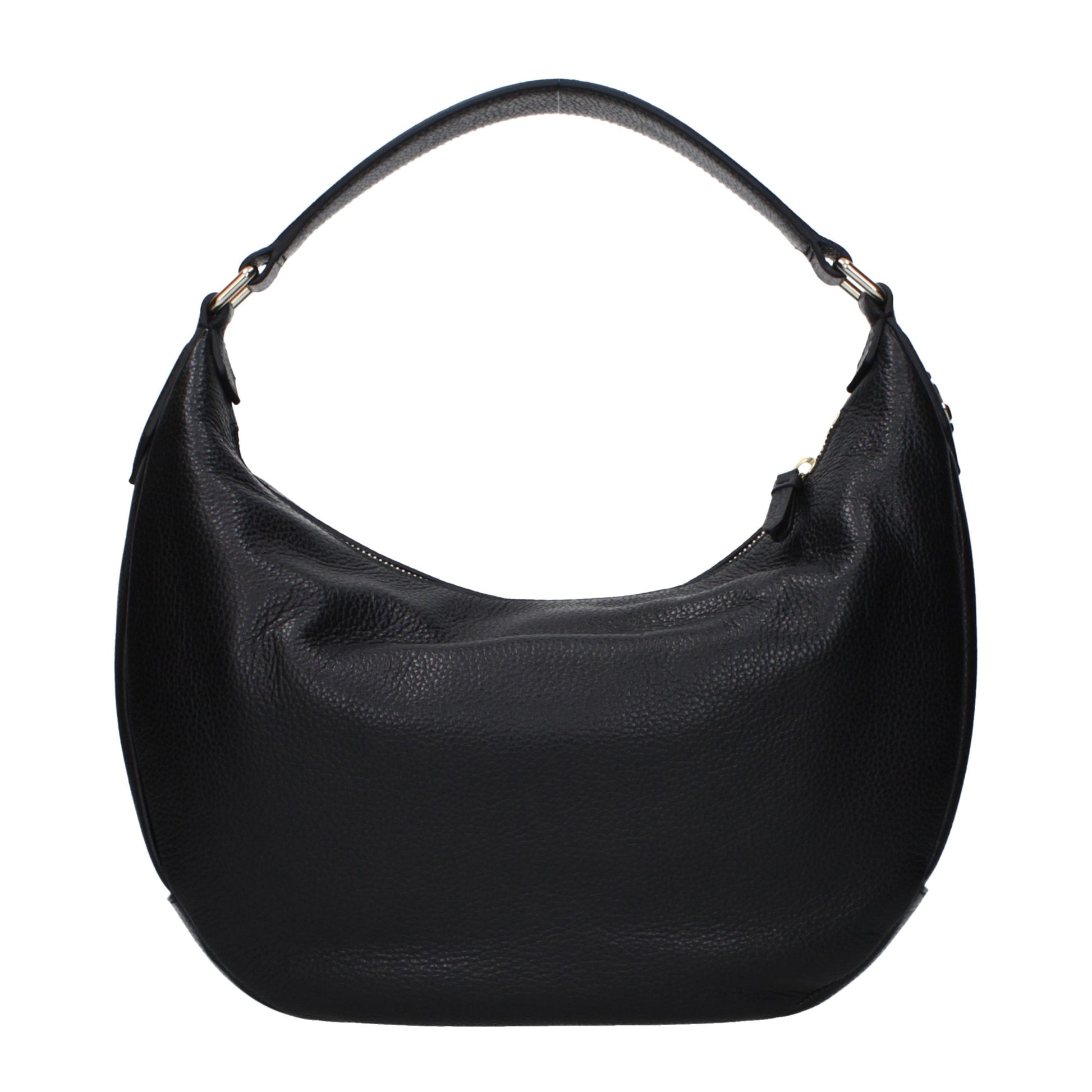 Shoulder Bag by Jimmy Choo for women in leather black features a statuesque silhouette, showcasing a secure and statuesque with versatile shoulder-strap for a statuesque finish.