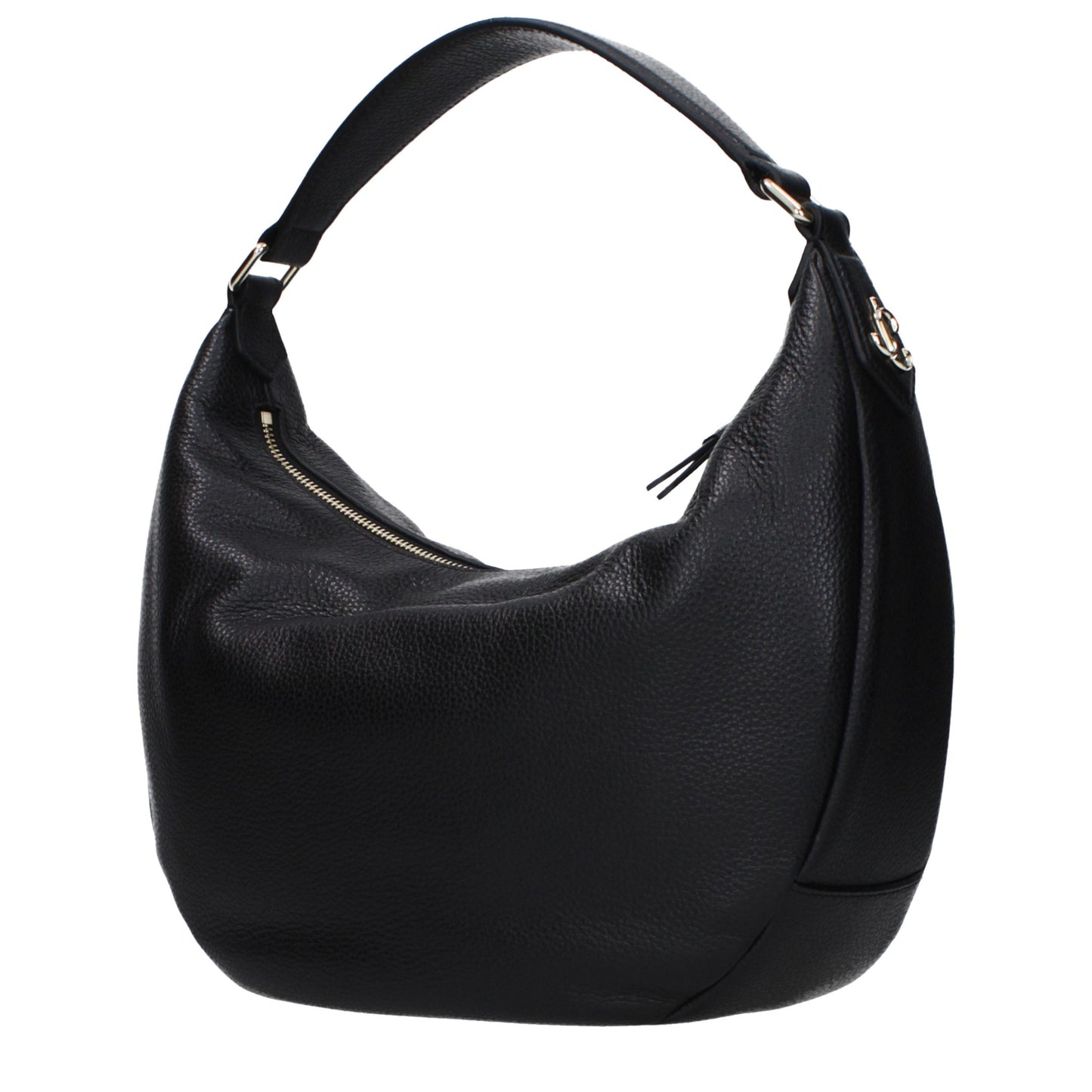 Shoulder Bag by Jimmy Choo for women in leather black features an effortlessly chic silhouette with a secure , ample , and versatile shoulder-strap for effortlessly chic everyday luxury.