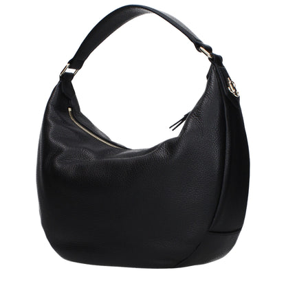 Shoulder Bag by Jimmy Choo for women in leather black features an effortlessly chic silhouette with a secure , ample , and versatile shoulder-strap for effortlessly chic everyday luxury.