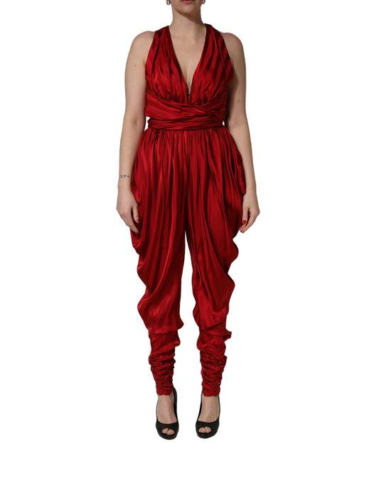 Dolce & Gabbana Women's Viscose Silk One-Piece - Red