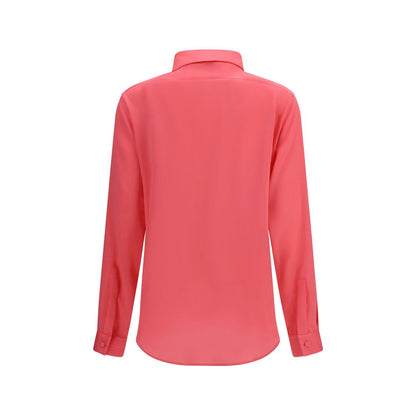 Dress Shirt by Tom Ford for women in silk multicolor showcases a sharp silhouette, elegantly detailed with a sharp and sharp .