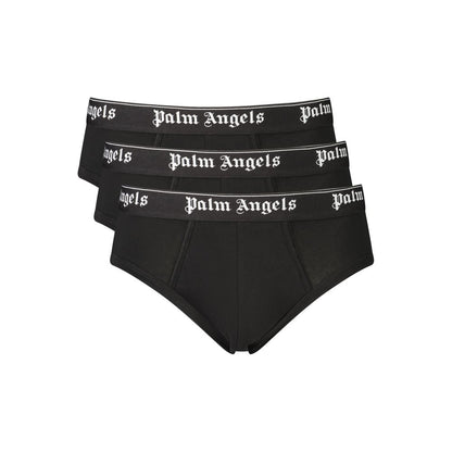 Palm Angels Men's Stretch Cotton Underwear Briefs - Black
