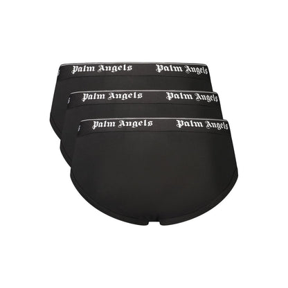 Palm Angels Men's Stretch Cotton Underwear Briefs - Black