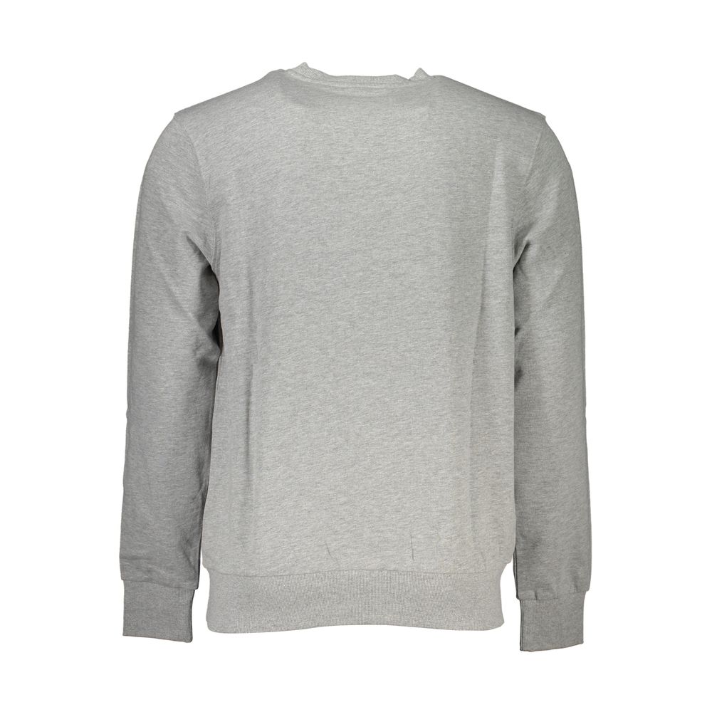 Sweatshirt by North Sails for men in cotton gray showcases a slouchy chic silhouette, artfully detailed with a slouchy chic and for a slouchy chic finish.
