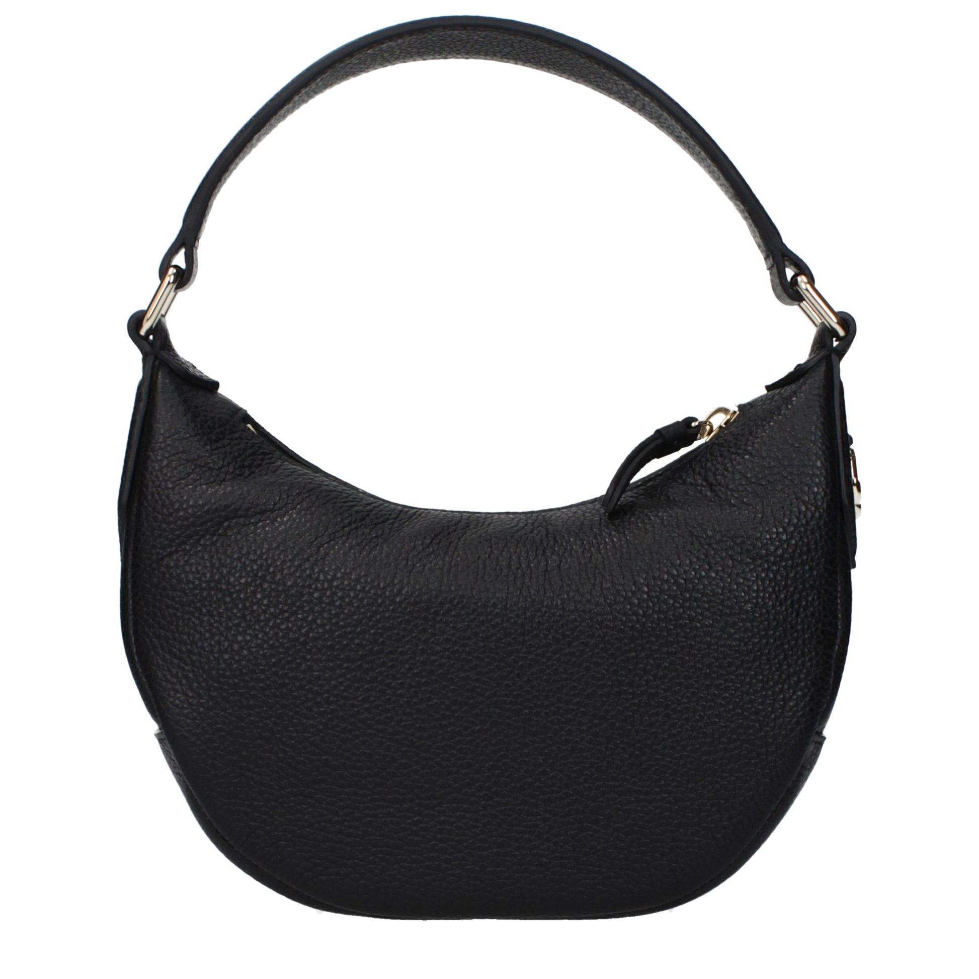 Handbag by Jimmy Choo for women in leather black features a ornamental silhouette, showcasing a secure , ample , and ornamental adjustable-strap for a sophisticated look.