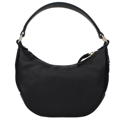 Handbag by Jimmy Choo for women in leather black features a ornamental silhouette, showcasing a secure , ample , and ornamental adjustable-strap for a sophisticated look.