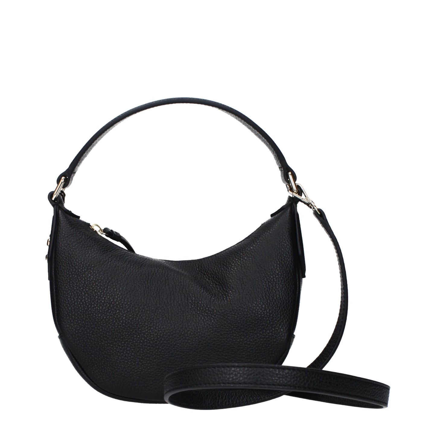 Handbag by Jimmy Choo for women in leather black features an refined silhouette, showcasing a secure , ample , and versatile adjustable-strap for a sophisticated refined aesthetic.