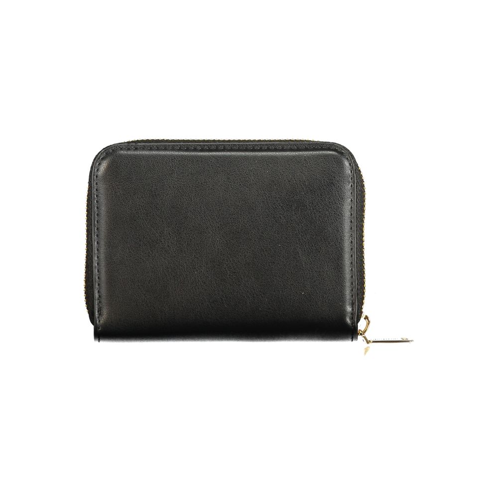 Mario Valentino Polyurethane Wallet - Black