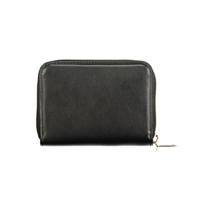 Mario Valentino Polyurethane Wallet - Black