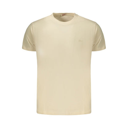 T-Shirt by Rifle for men in cotton beige features an edgy silhouette, meticulously detailed with a sophisticated and for a truly edgy finish.