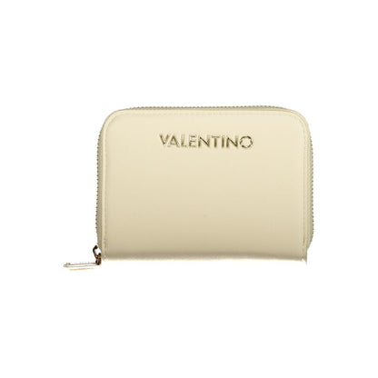 Mario Valentino Polyurethane Wallet - Beige