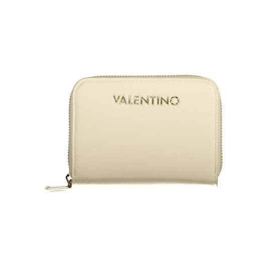 Mario Valentino Polyurethane Wallet - Beige