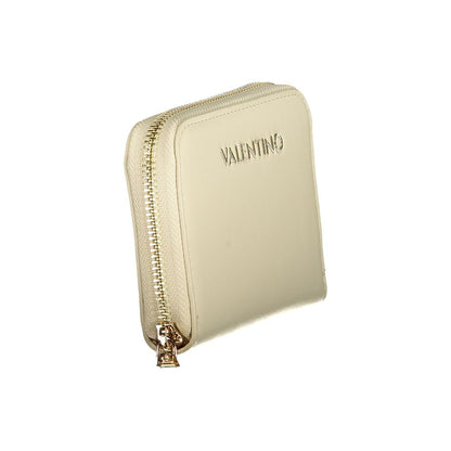 Mario Valentino Polyurethane Wallet - Beige