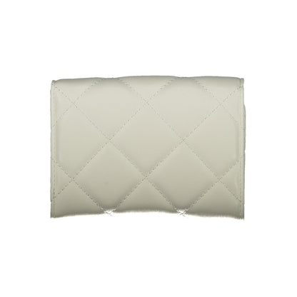Mario Valentino Polyurethane Wallet - Blue White Signature