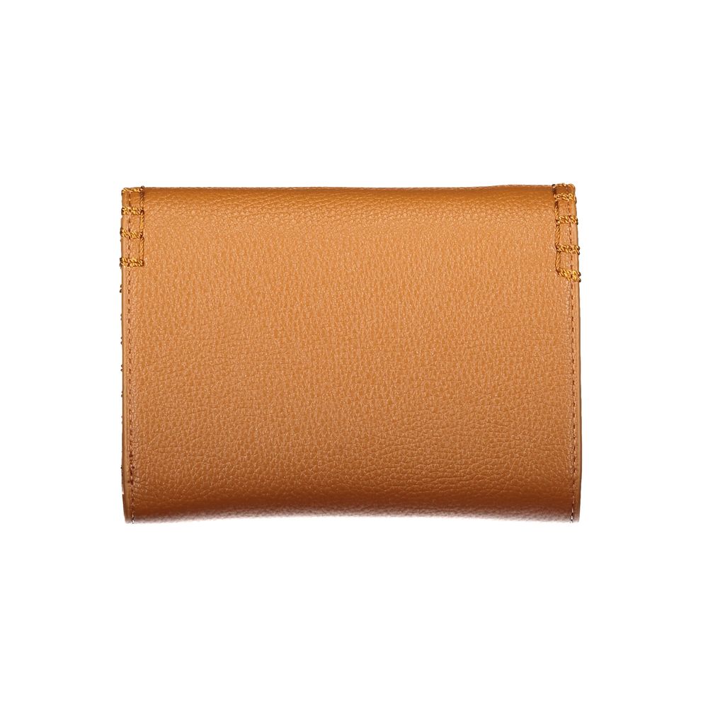 Mario Valentino Essence Polyurethane Wallet - Brown