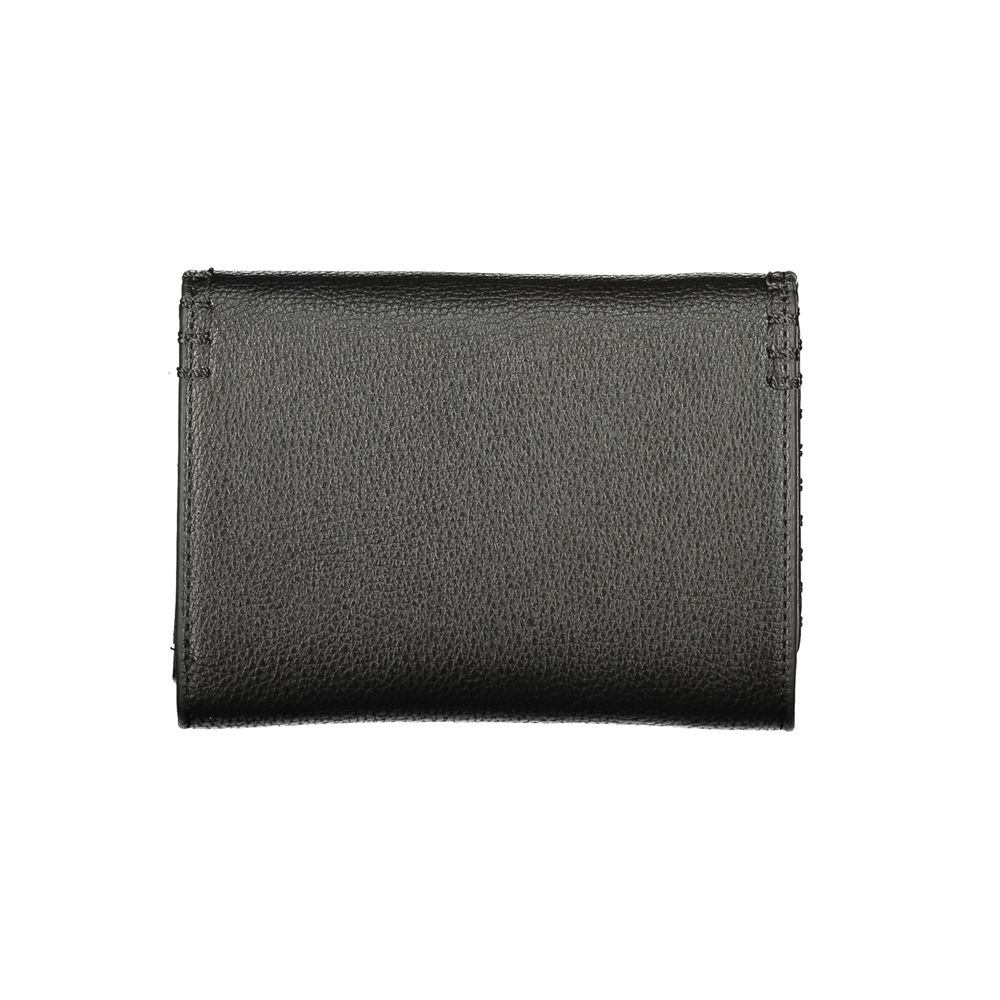 Mario Valentino Polyurethane Wallet - Black