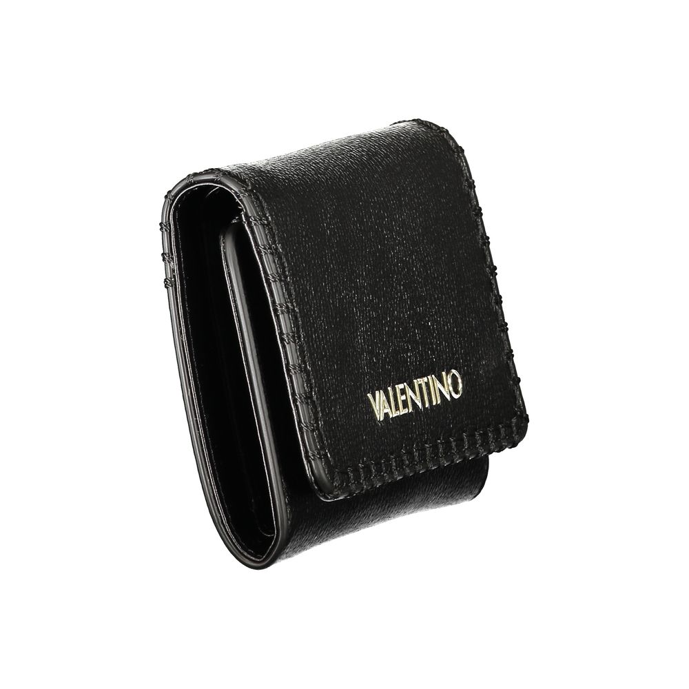 Mario Valentino Polyurethane Wallet - Black