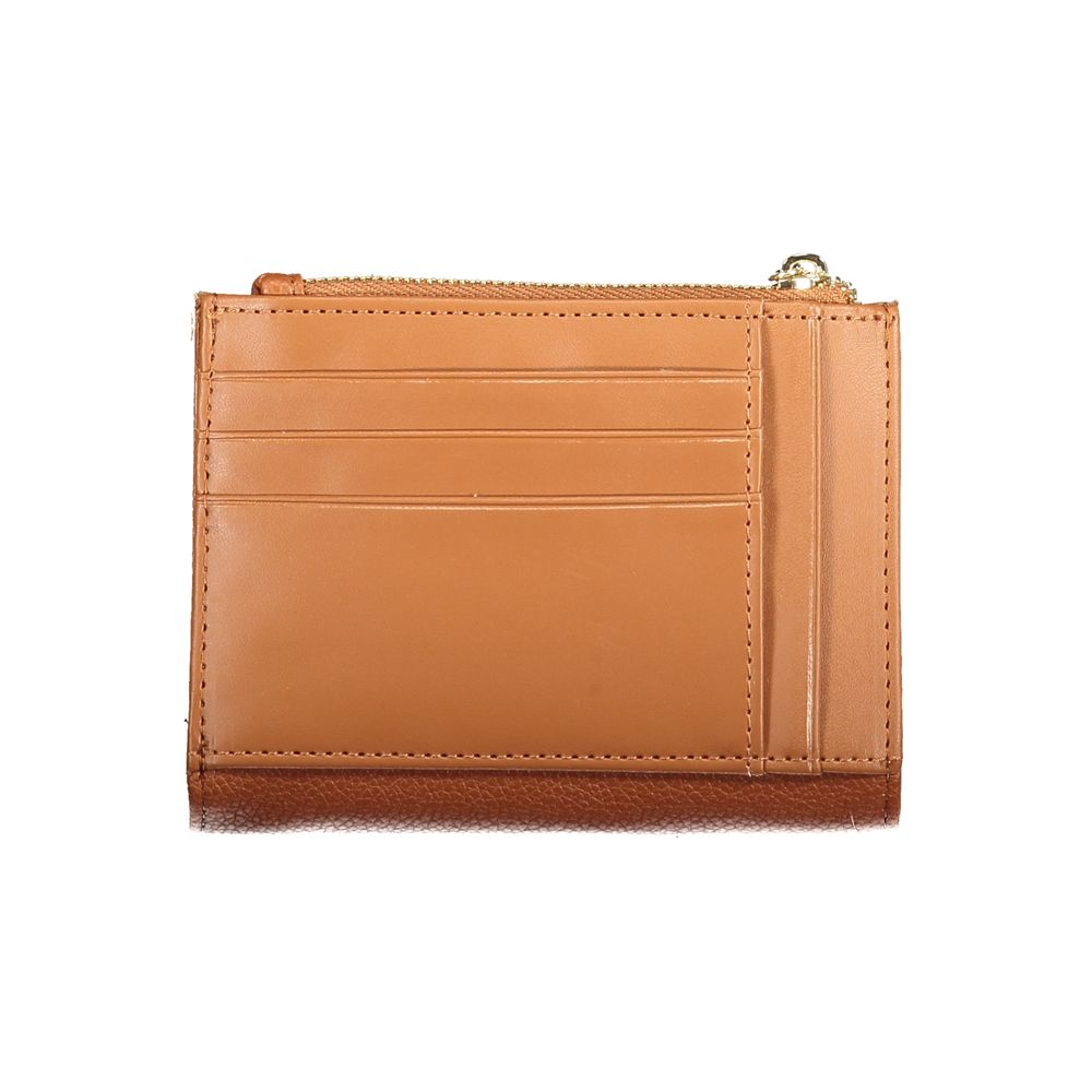 Mario Valentino Polyurethane Wallet - Brown